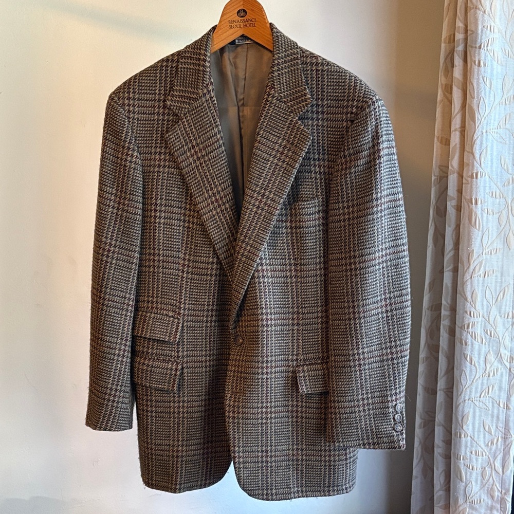 Polo by Ralph Lauren Brown Plaid Blazer